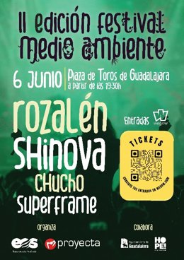 Cartel del festival cancelado en Guadalajara.