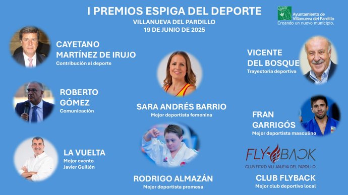 Premiados en la Gala Del Deporte de Villanueva del Pardillo