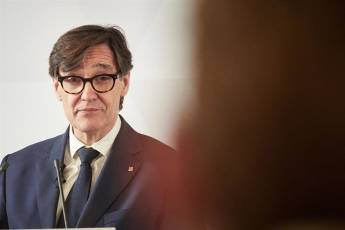 El presidente de la Generalitat de Catalunya, Salvador Illa