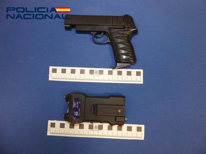 Armas intervenidas en Mérida