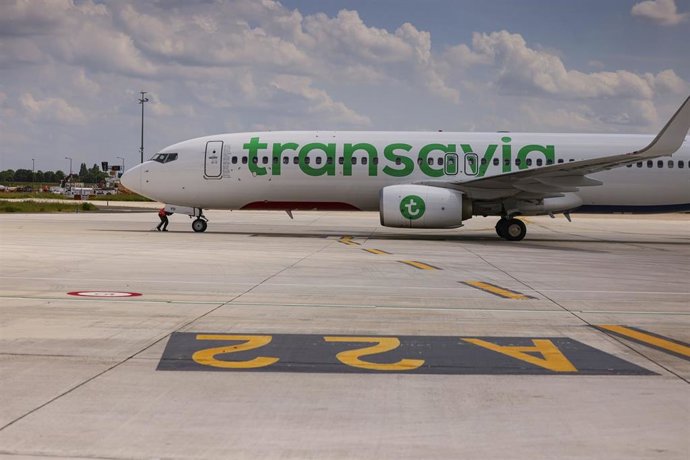 Archivo - Boeing 737 de Transavia.