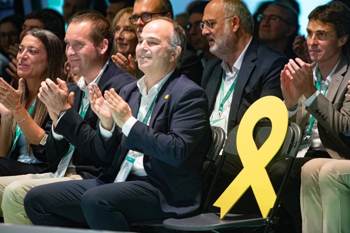 Archivo - El secretari general de Junts, Jordi Turull, en un congrés del partit