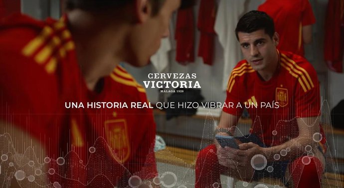 El internacional Álvaro Morata protagoniza la campaña de Cervezas Victoria basada en el triunfo de la selección española de fútbol en la Eurocopa de 2024.