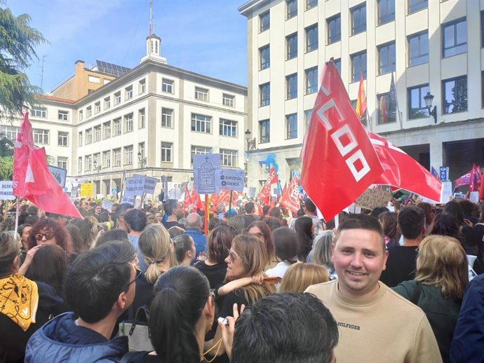 Protesta contra la Consejería de Educación