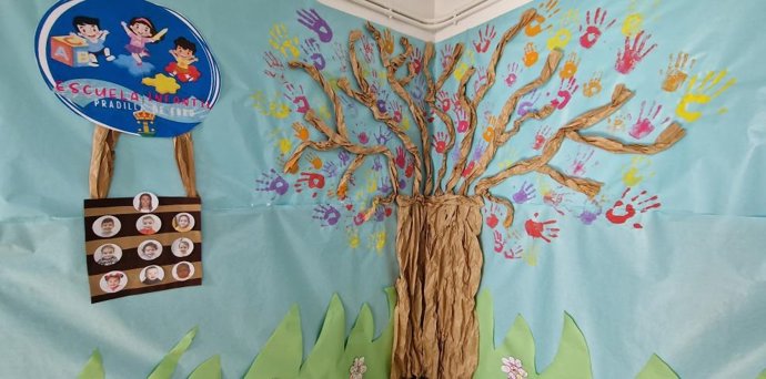 Escuela rural en un municipio aragonés.