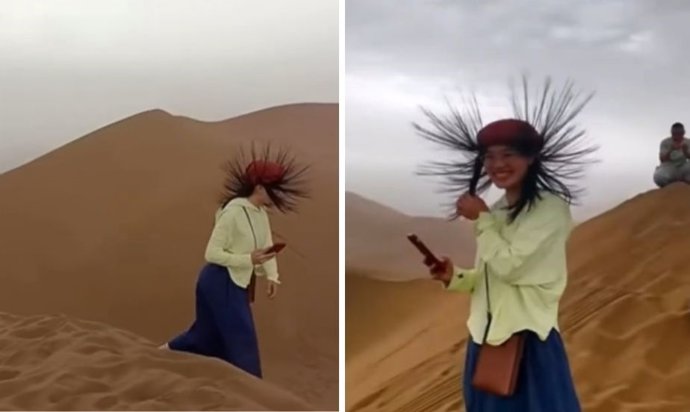 O que significa quando você fica de cabelo em pé no campo antes de uma tempestade: um sinal de perigo.