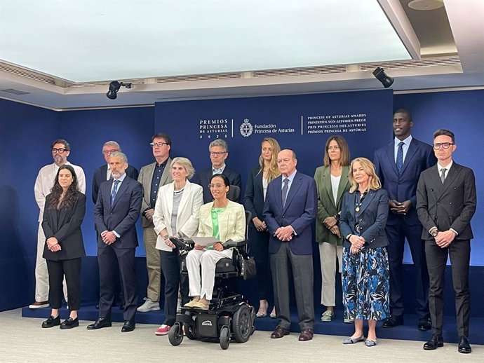 El jurado del Premio Princesa de Asturias de los Deportes 2025 reunido este miércoles 28 de mayo en Oviedo.