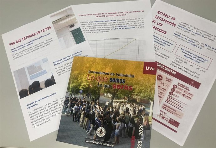 Información sobre la matriculación en la UVA.