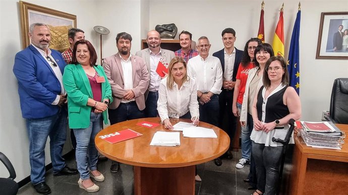 Imagen de la presentación de las dos iniciativas destinadas a impulsar el proceso de comarcalización en la Comunidad Autónoma de la Región de Murcia.