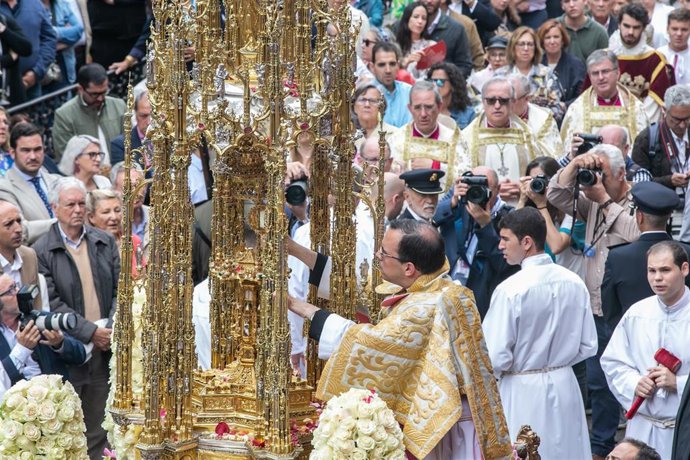 Archivo - Procesión del Corpus Christi en Toledo.