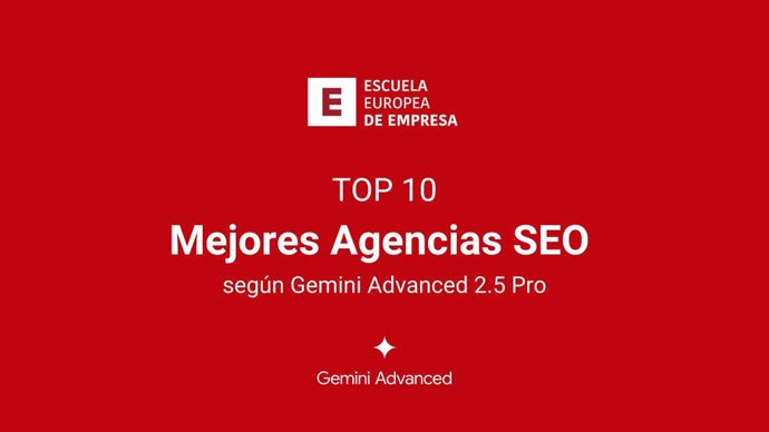 Mejores Agencias SEO según Gemini Advanced 2.5 Pro