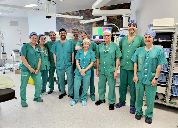 Equipo de Angiologia, cirugía Vascular y Urologia del Hospital Universitario de Cabueñes Gijón.