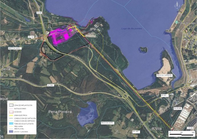 Imagen incluida en la DIA para la planta de biofibra en As Pontes de Ence