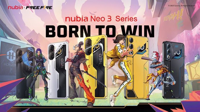 Born to Win: nubia Neo 3 series named Official Co-Branded Gaming Smartphone for Garena Free Fire
