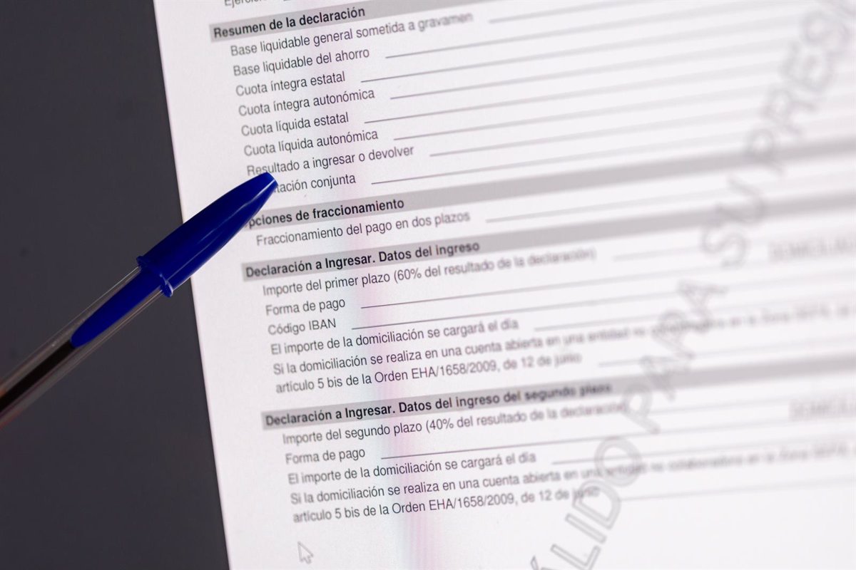 La Cámara rechaza la propuesta de Vox de deflactar las tarifas del IRPF