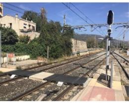 La estación de Alcover (Tarragona)