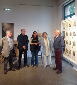 Presentación de la exposición sobre sellos que inmortalizan a los reyes de Asturias.
