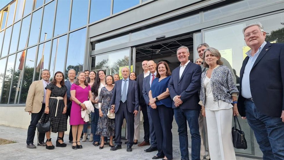 Imagen de la visita al Campus de la UCAM en Madrid