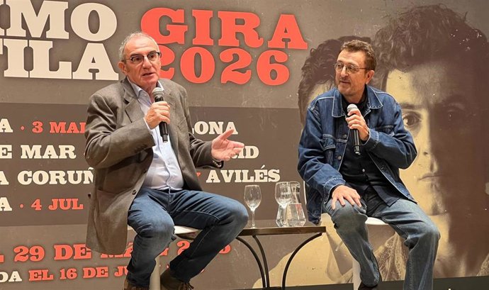 El Último de la Fila, el dúo formado por Manolo García y Quimi Portet, presenta en Barcelona su gira de retorno durante 2026