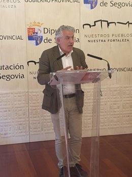 El vicepresidente de la Diputación de Segovia y diputado de Cultura, Juventud y Deporte, José María Bravo.