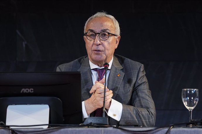 Alejandro Blanco, President of the Spanish Olympic Committee COE, during the Extraordinary General Assembly of the Spanish Olympic Committee for the election of Alejandro Blanco as President of the COE for the 2025-2029 period, held at the COE headquarter