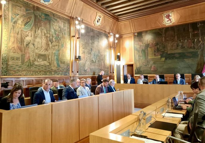 Pleno de la Diputación de León.