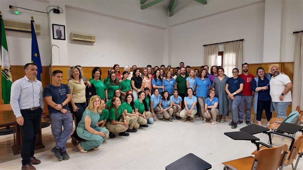 Empleo clausura en Baena tres iniciativas de cualificación y experiencia laboral para 45 desempleados.