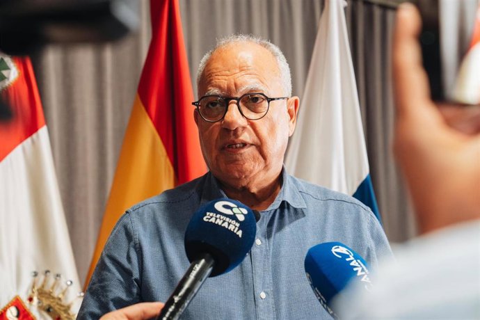 Archivo - Casimiro Curbelo, portavoz de ASG en el Parlamento de Canarias
