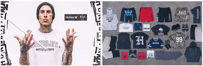 HURLEY UNVEILS FIRST-EVER GLOBAL BRAND AMBASSADOR CAMPAIGN FEATURING TRAVIS BARKER