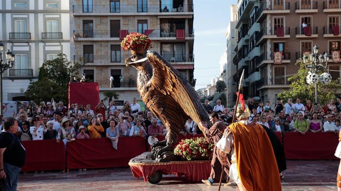 Una de las Rocas, en la plaza de la Mare de Déu