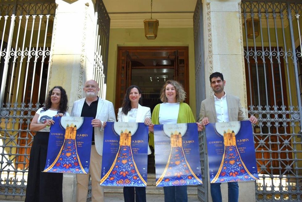 Presentación del cartel del Corpus de Elche de la Sierra.