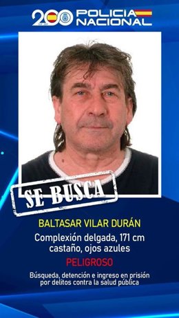 Piden colaboración cidadá para localizar a Baltasar Vilar Durán