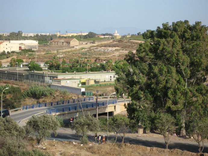 Zona en la que los agentes lograron su detención tras su huida a la carrera