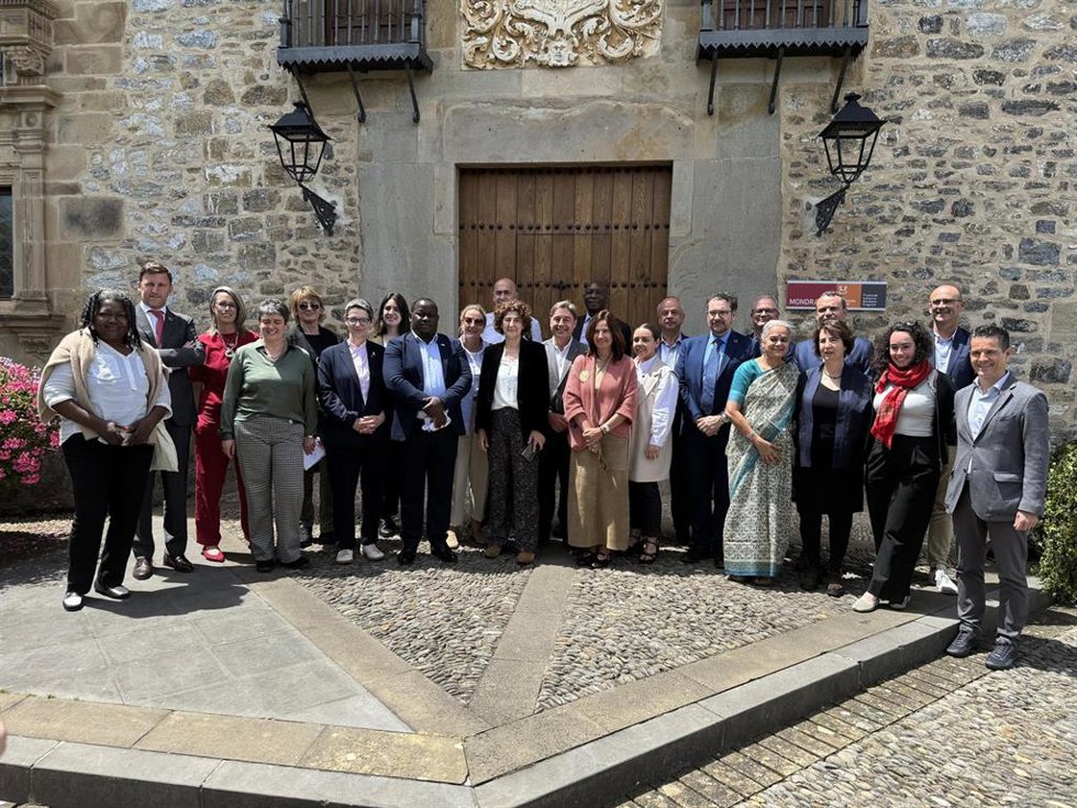Sesión organizada por Naciones Unidas en Otalora, en el Centro de Desarrollo Directivo y Cooperativo del Grupo Mondragon en Aretxabaleta (Gipuzkoa)