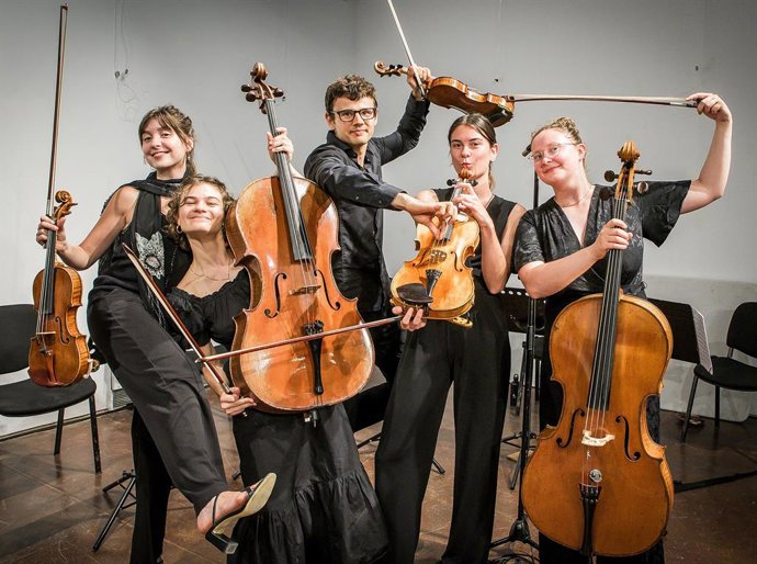 Archivo - Jóvenes músicos en el Festival Internacional de Música de Cámara de Godella.