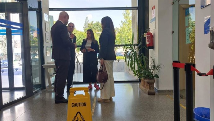 El Presidente Del TSXG, José María Gómez Y Díaz-Castroverde, Ha Visitado Este Miércoles Los Juzgados De Lugo Para Conocer La Situación Del Edificio, Titularidad De La Xunta De Galicia