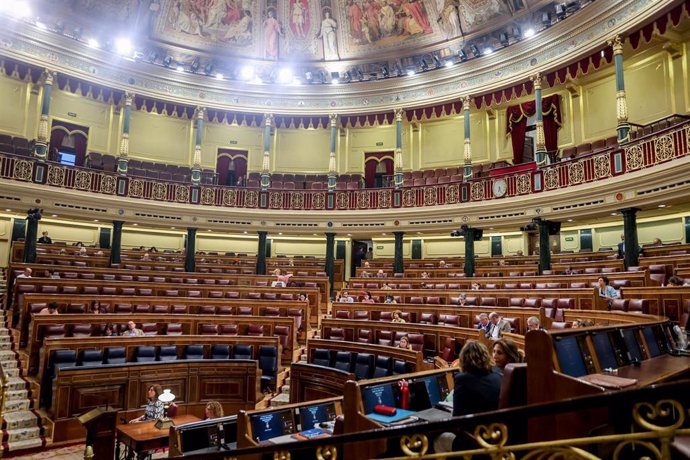 Archivo - Vista general del Congreso de los Diputados.