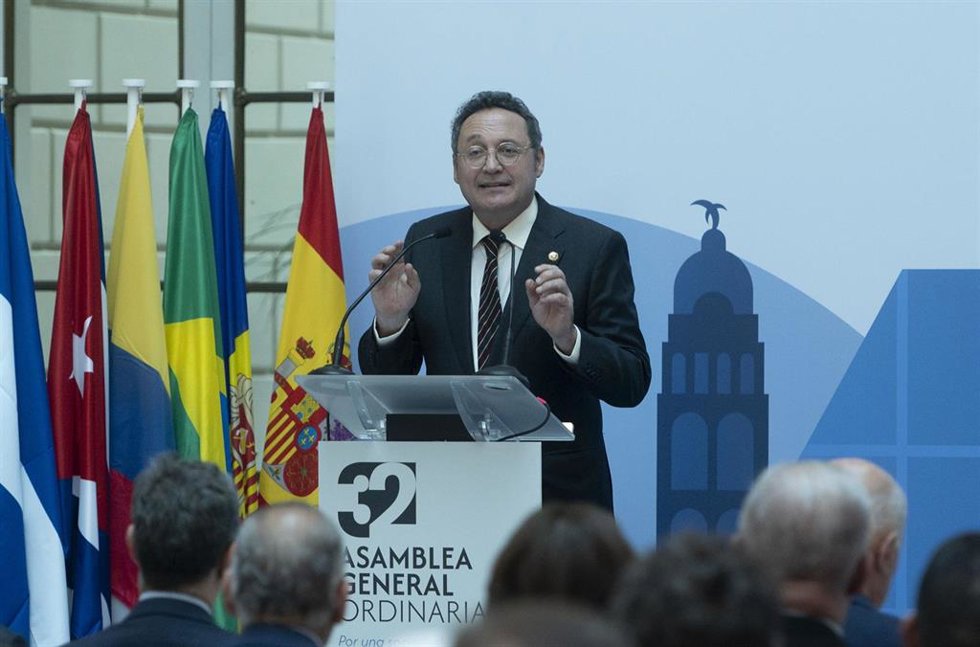 El fiscal general del Estado, Álvaro García Ortiz, interviene en la 32 Asamblea General Ordinaria de la Asociación Iberoamericana de Ministerios Públicos (AIAMP)