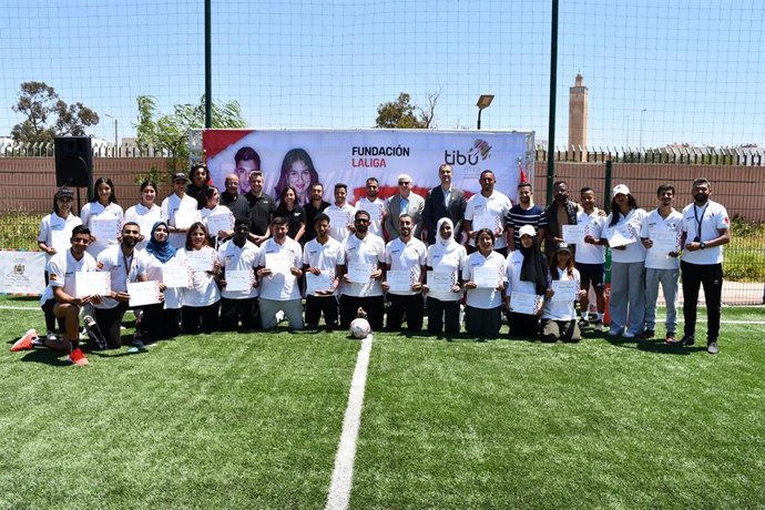 Curso de la Fundación LaLiga y la ONG Tibu África en Casablanca (Marruecos).