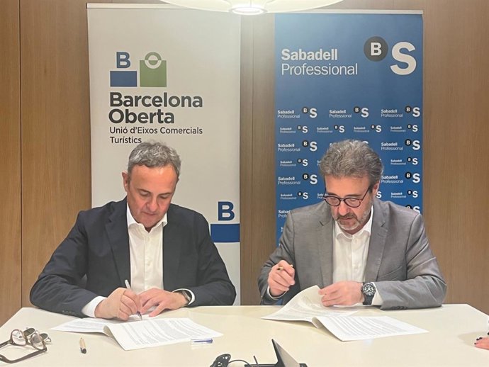 Momento de la firma del acuerdo.