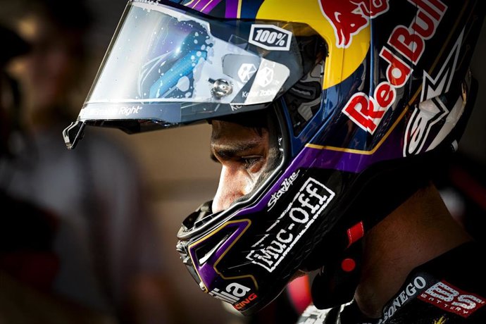 Archivo - El piloto español de MotoGP Jorge Martín (Aprilia), en el GP de Catar 2025. 