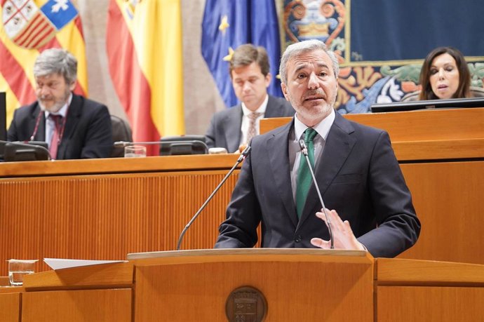 El presidente del Gobierno de Aragón, Jorge Azcón.