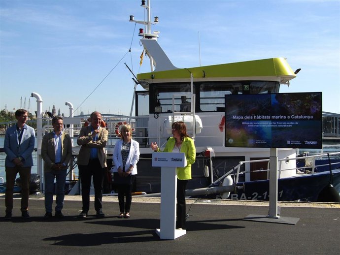 Presentación del mapa de hábitats marinos de Catalunya