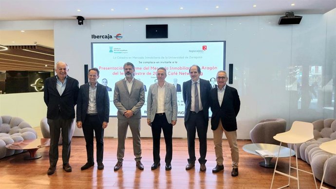 Presentación del Informe del Mercado Inmobiliario de Aragón.