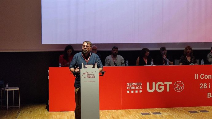 El secretario general de UGT de Catalunya, Camil Ros.