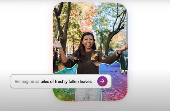 A ferramenta Google Photos Reimagine.