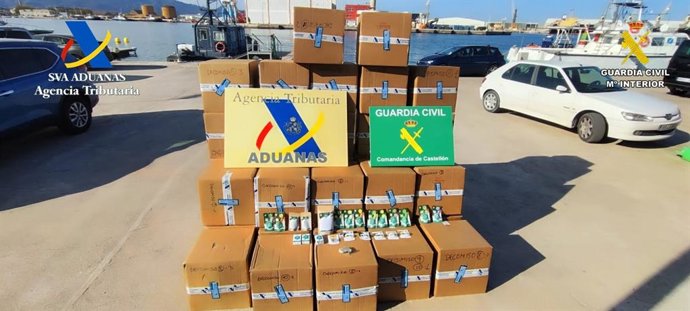 Intervenidos 5 envíos con más de 82 kilos de marihuana y hachís entre dos empresas