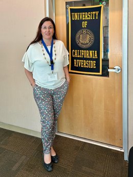 La vicerectora de Relacions Internacionals de la UA, Rosa Mª Martínez