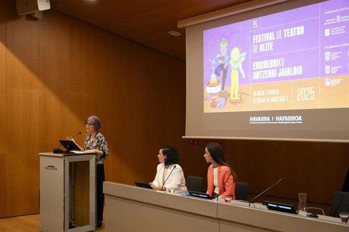 Presentación del Festival de Teatro de Olite.