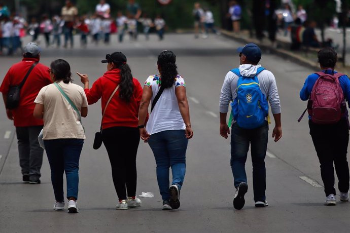 Imagen de archivo de las protestas del profesorado en México.